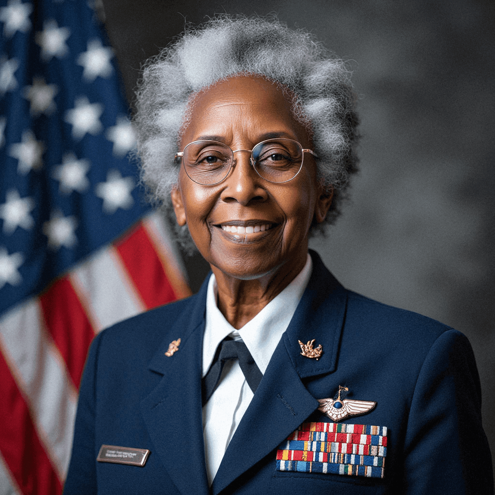 Professional woman in Air Force uniform