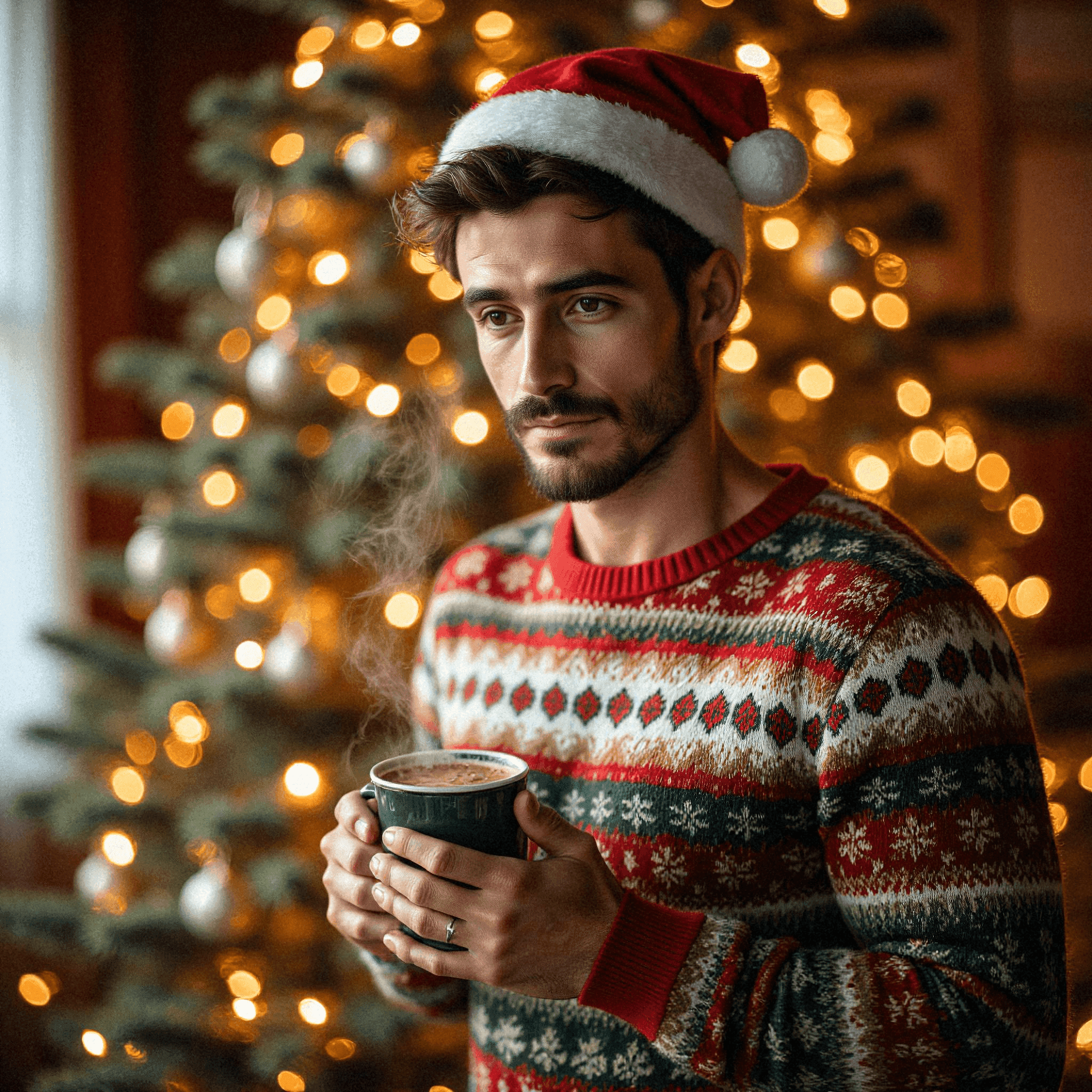 Cozy Christmas Portrait