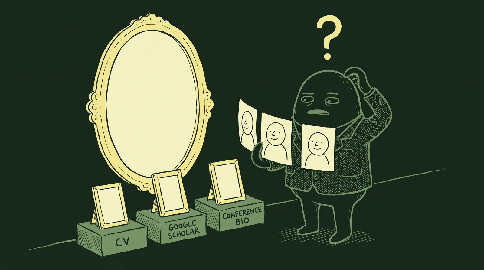 The Professor's Headshot Problem: What Academics Actually Need for CVs, Google Scholar, and Conference Bios