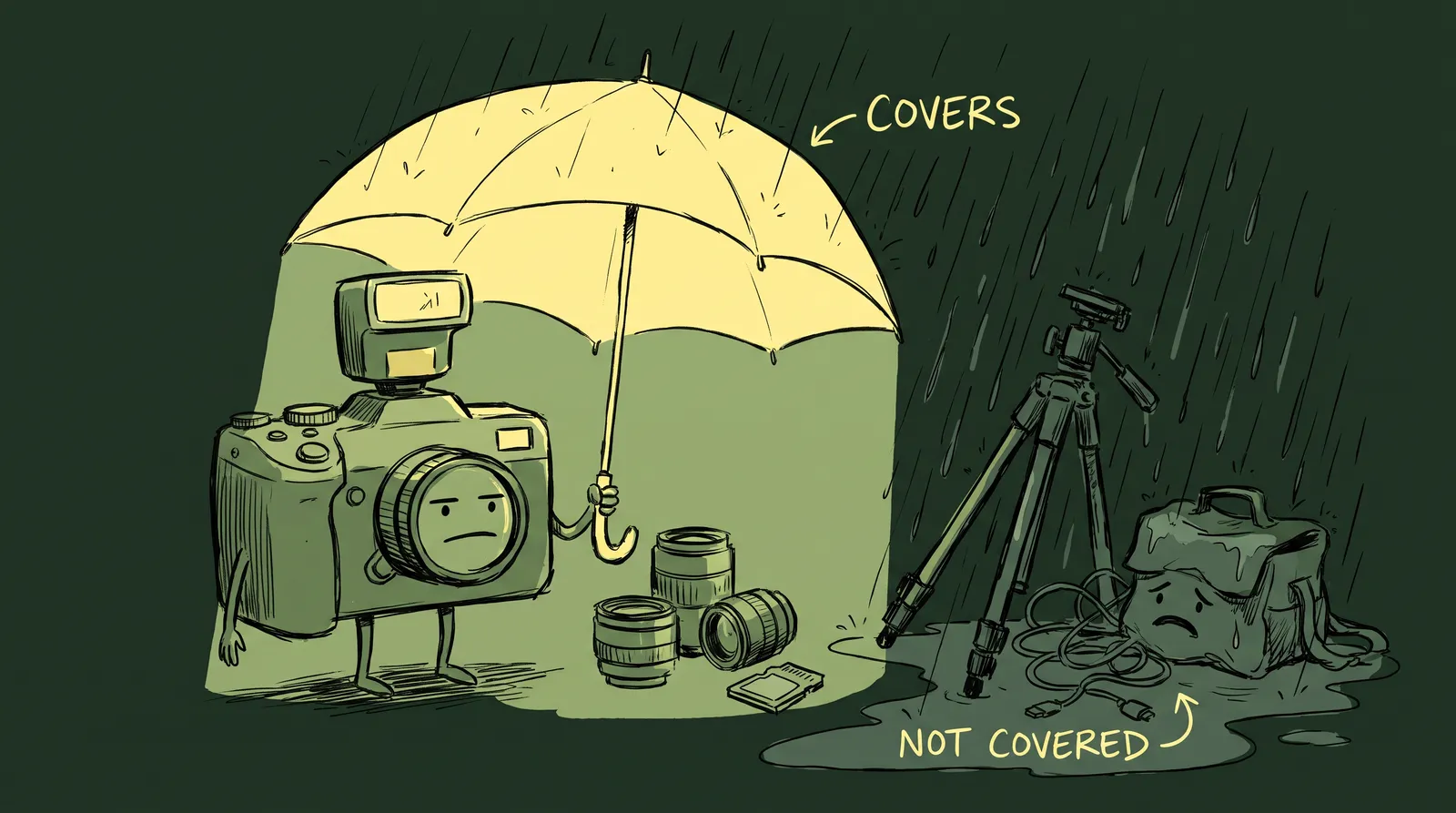 What Camera Insurance Actually Covers (and Doesn't) for Freelance Portrait Photographers