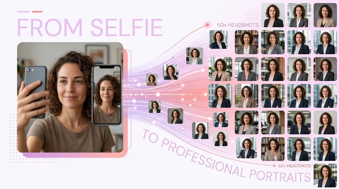 How One Selfie Becomes 50 Headshots: A Non-Technical Guide to What Happens After You Hit 'Generate'