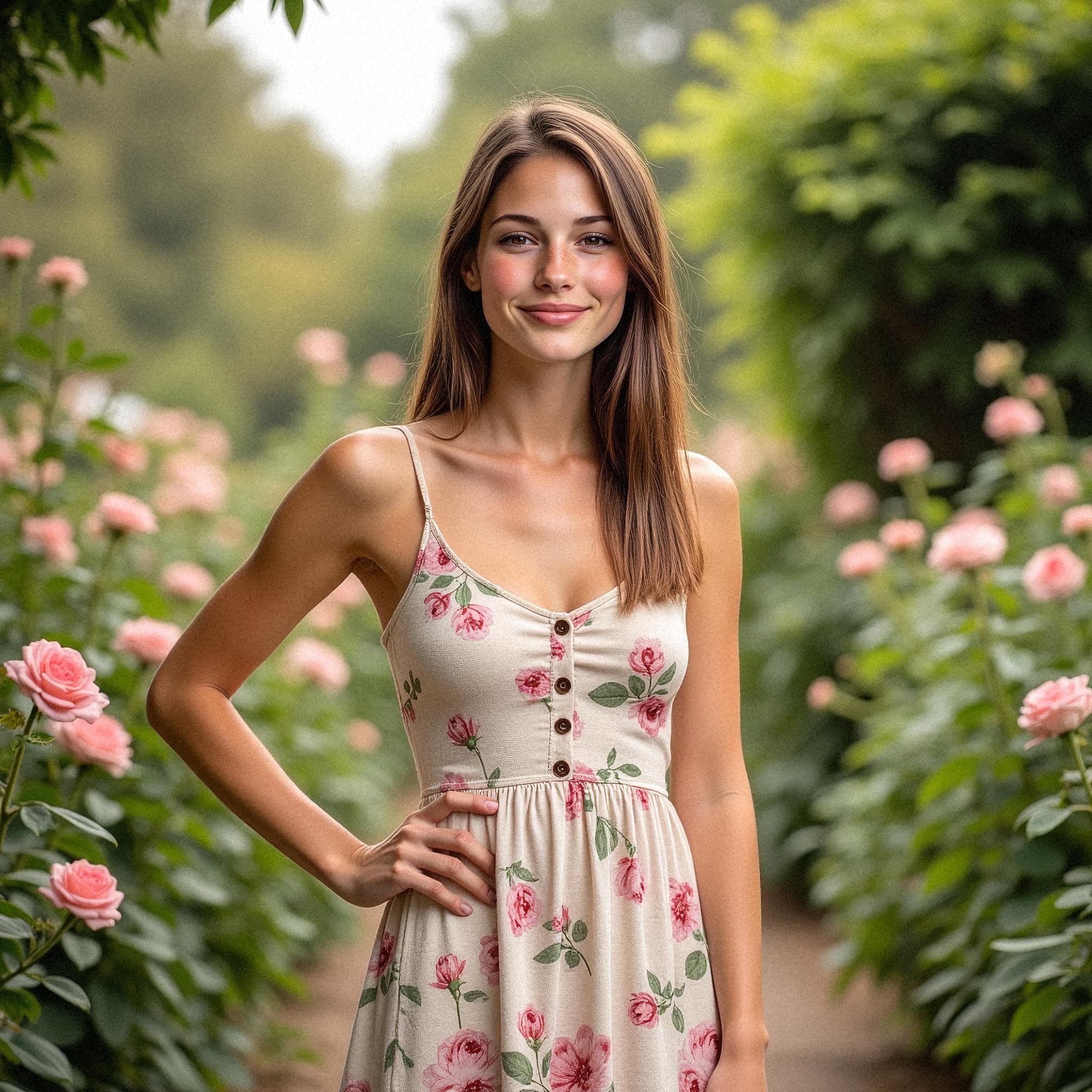 AI-generated professional headshot of Sophia, made from their selfies