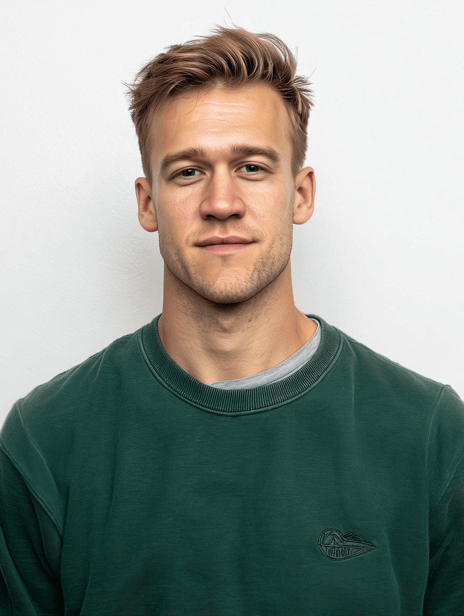Original selfie Josh uploaded to train their AI model